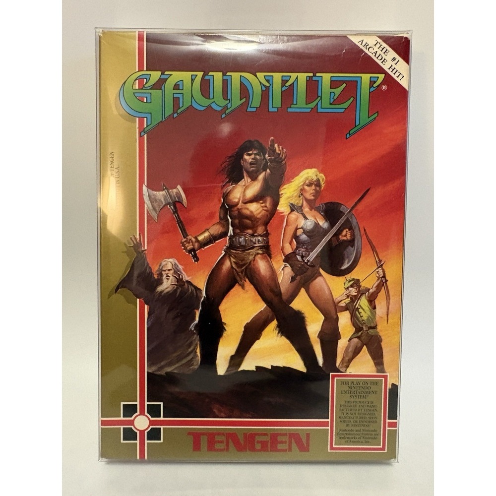 NES Gauntlet CIB Nintendo Tengen‎ Complete